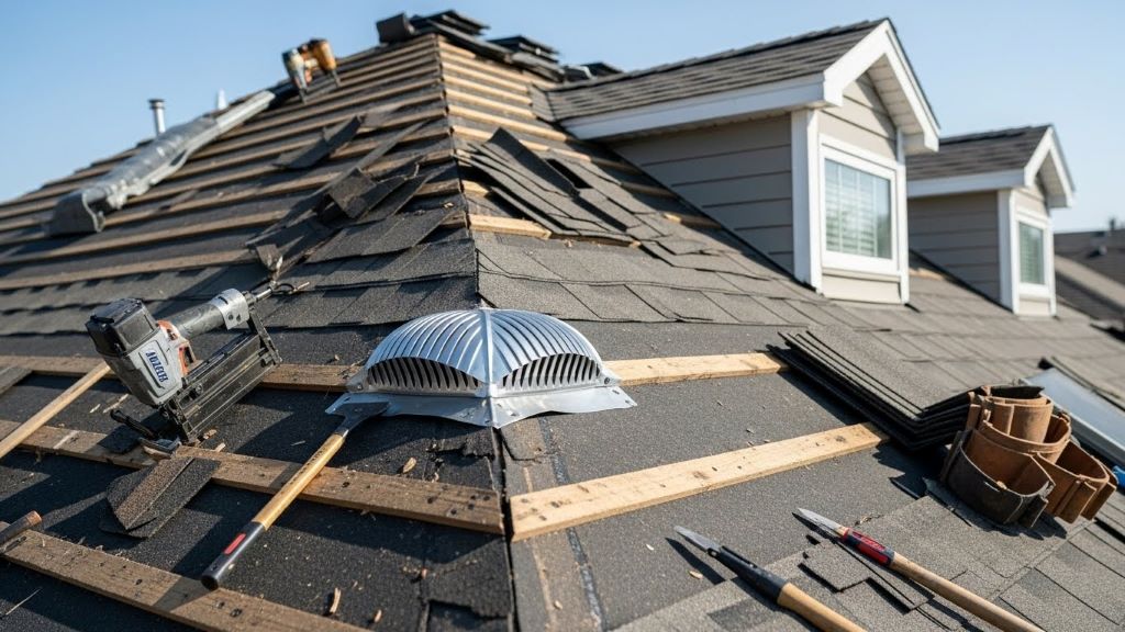 Ventilation Upgrades During Roof Replacement