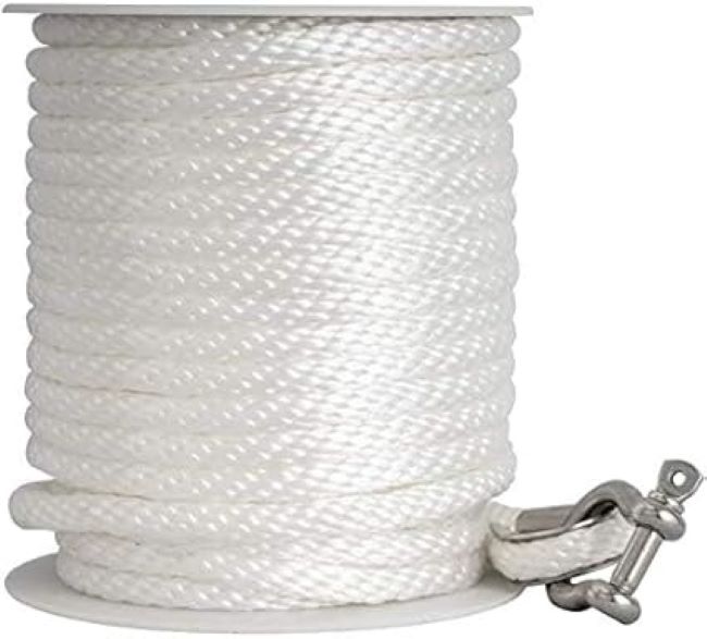 Durable braided rope by Young Marine ready for marine and general use