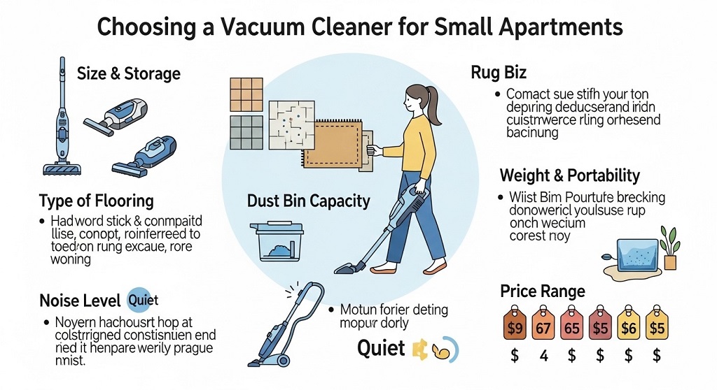 How to Choose a Vacuum Cleaner for Small Apartments
