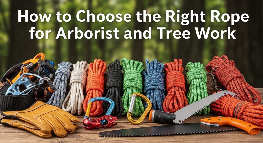 How to Choose the Right Rope for Arborist and Tree Work
