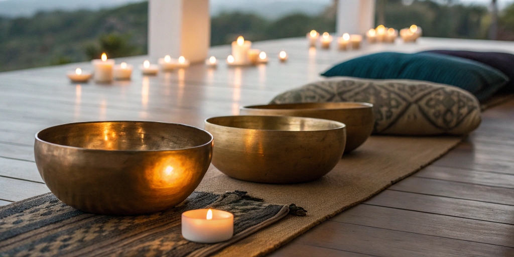 How to Use Sound Therapy Singing Bowls During a Meditation Spa Day