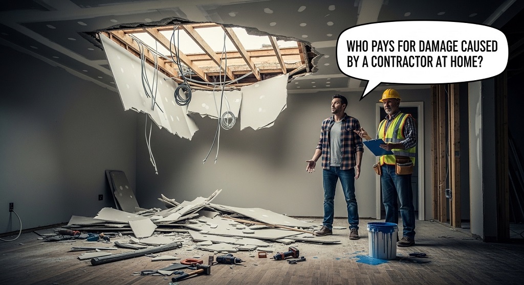 Who Pays for Damage Caused by a Contractor at Home? Legal Guide for Homeowners
