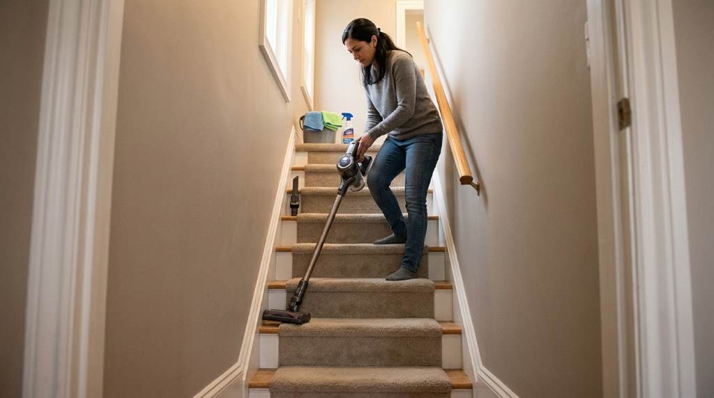How Homeowners in Seattle, WA Clean Narrow Stair Areas